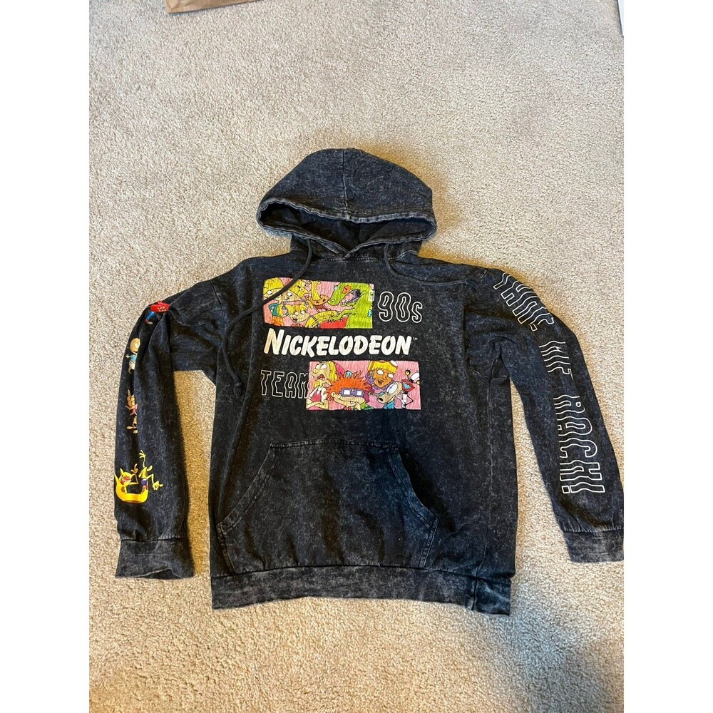 Nickelodeon Cartoon 90's Graphic Long Sleeve Hoodie